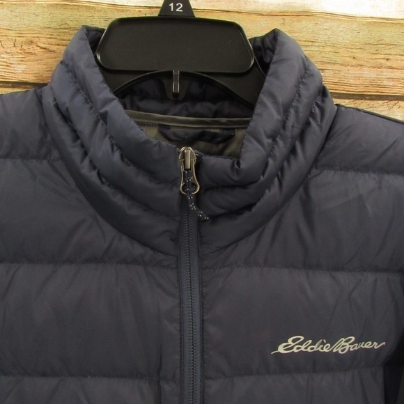 Eddie Bauer 650 Navy Blue Puffer Jacket Men's L - Picture 5 of 16